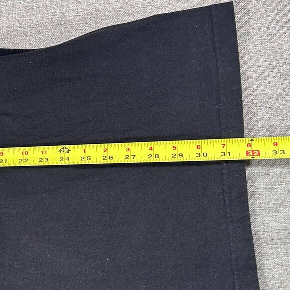 Sada Long Sleeve Shirt Top Men's 2X Crew Neck Black Casual 100% Cotton - Picture 10 of 12